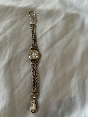 Delicate Silver-Tone Women's Bracelet Watch with Braided Chain